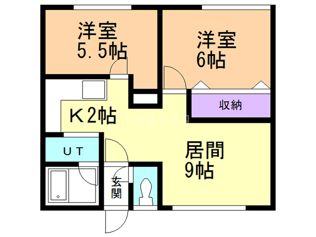 坪井マンションＣの間取り