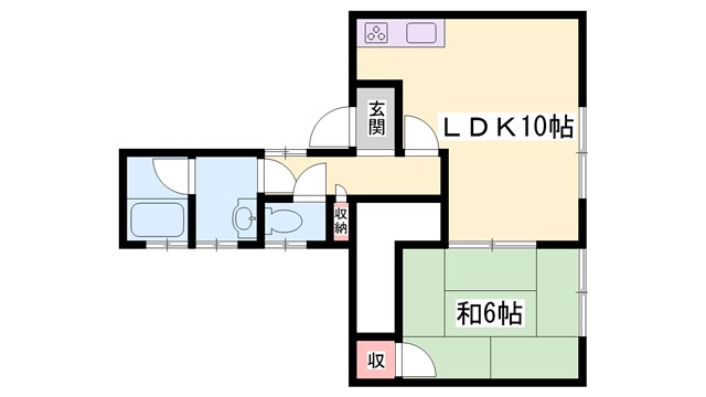 桜ヶ丘団地１５号棟の間取り