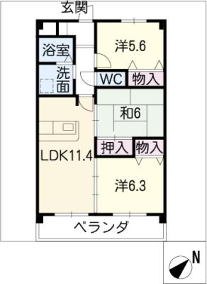 ルネス光の間取り