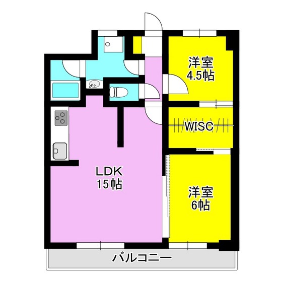 高崎ニートハイツの間取り