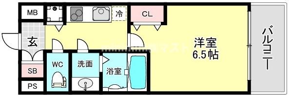 レジュールアッシュ　アーバンリッシュの間取り