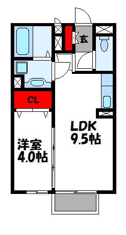 カーサ　ミニーノの間取り