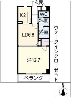 アドミール桜山の間取り