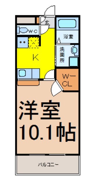 名古屋市千種区星が丘元町のマンションの間取り