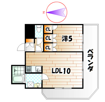 【ロイヤルセンターBLDの間取り】