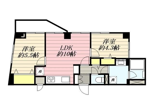 豊島区上池袋のマンションの間取り