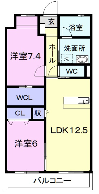 Sakuraの間取り