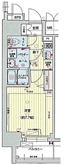 プレサンス桜通ザ・タイムズの間取り