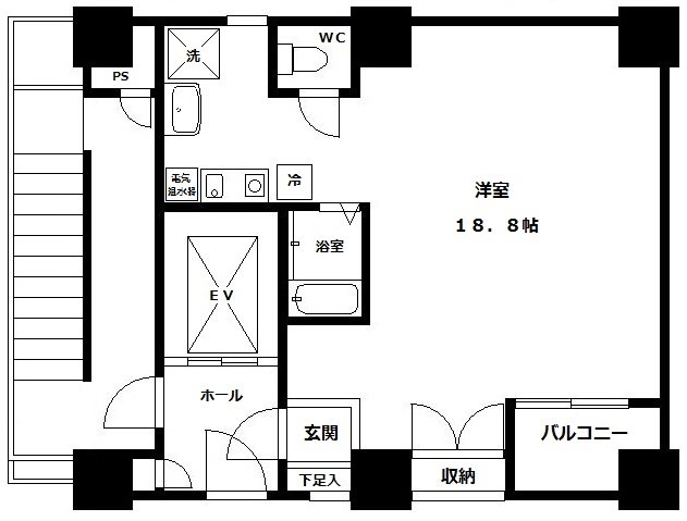 秋山ビルの間取り