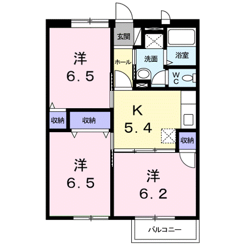 ルミエール梓（あずさ）の間取り