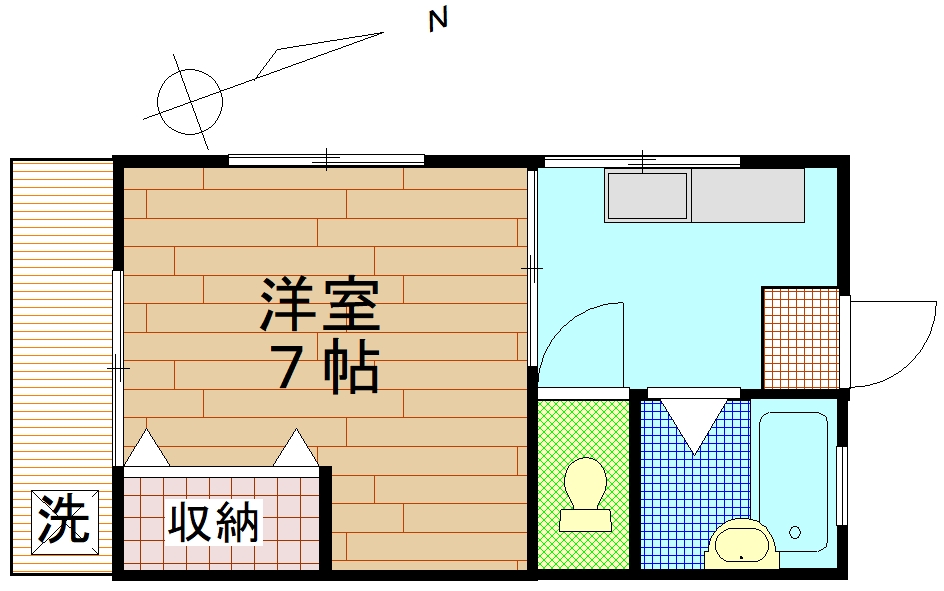 武笠ビルの間取り