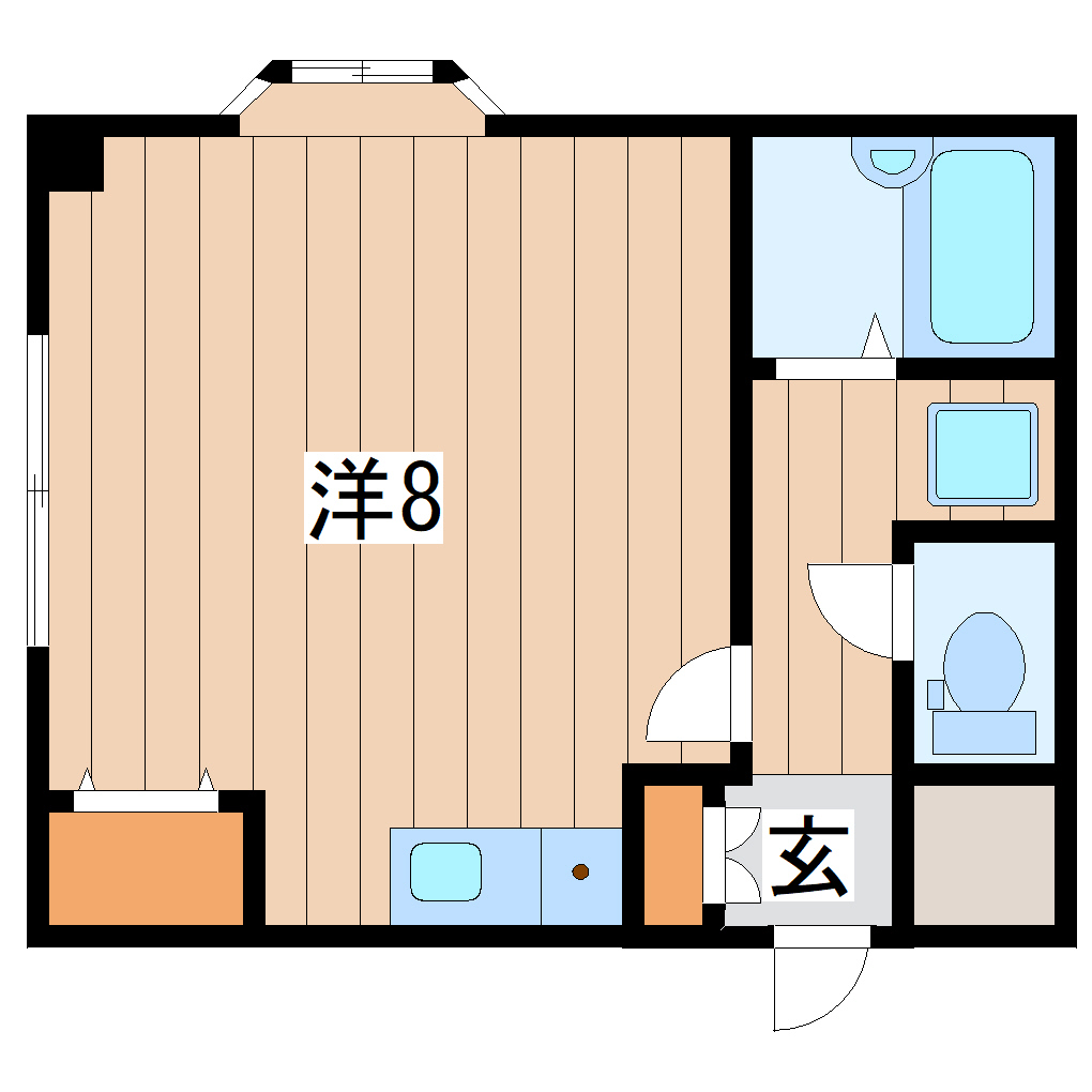 ライフ旭町の間取り