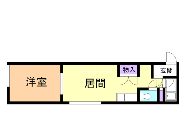 パワービル大麻駅前の間取り