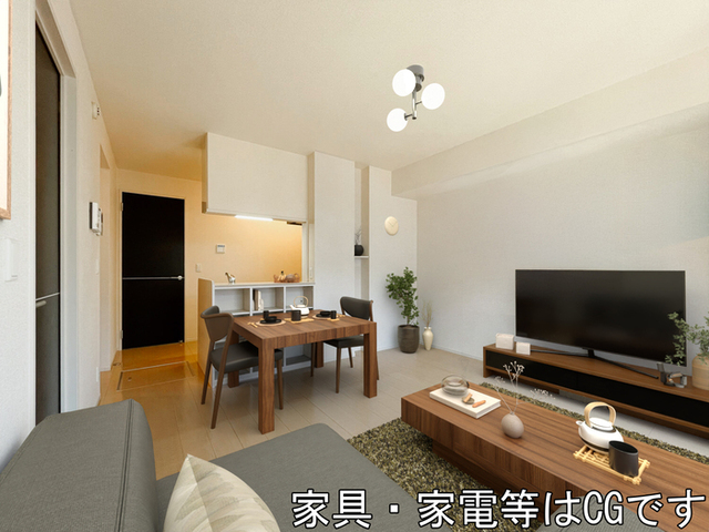 居室・リビング　家具／家電はＣＧです