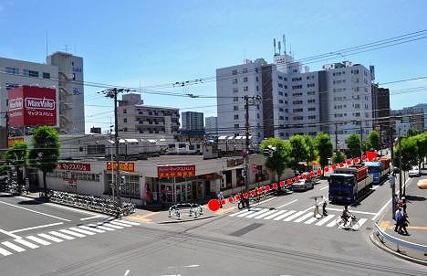 スーパー　マックスバリュ菊水店（スーパー）まで486m