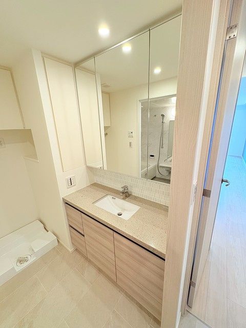 洗面設備　別タイプ部屋　参考写真です