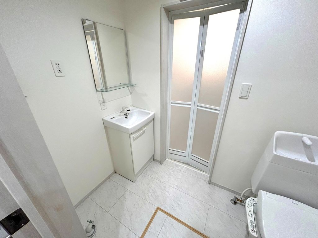 洗面設備　モデルルーム仕様