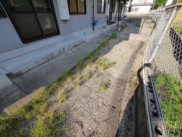 庭　お庭の付いた物件です