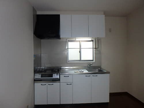 キッチン　2口コンロ付き♪