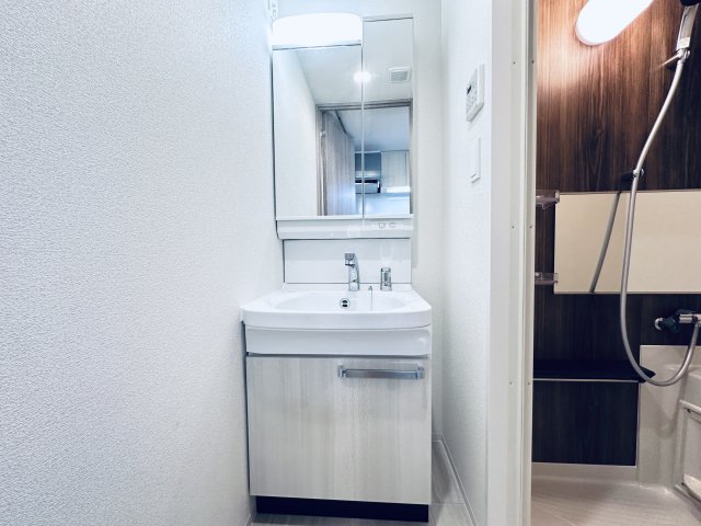 洗面設備　（イメージ）同タイプの写真です。