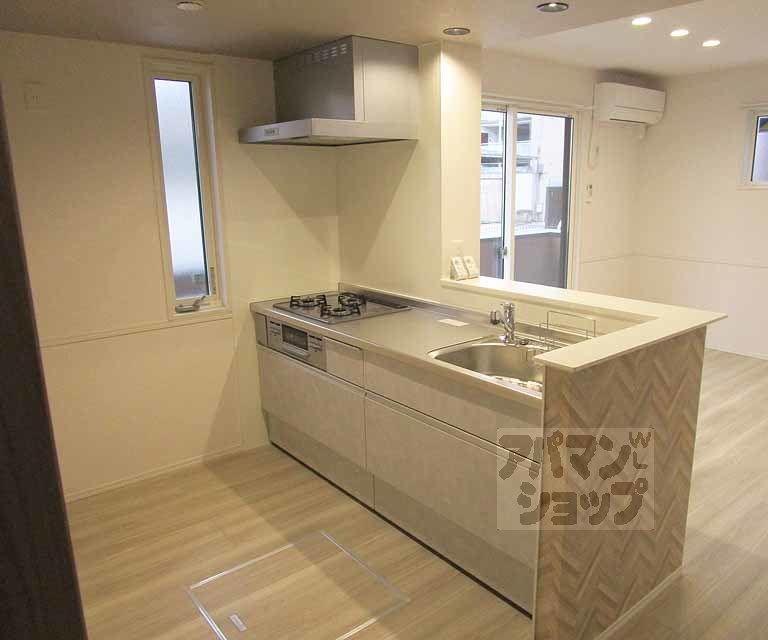 キッチン　１０１号室の写真です。