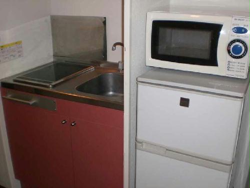 キッチン　電子レンジ・冷蔵庫(現況優先)