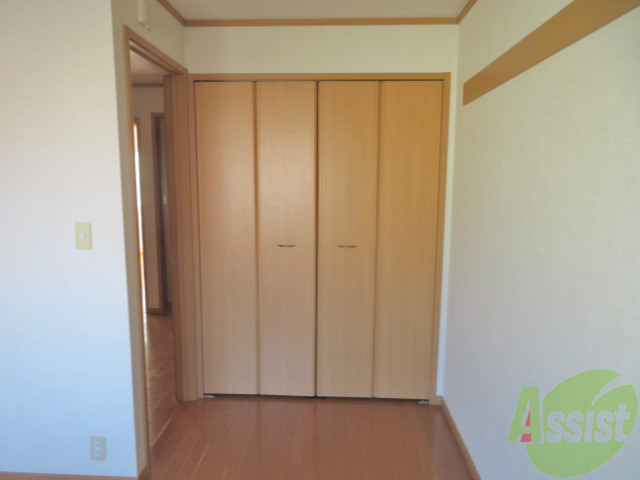 収納　ここに収納がありました。収納があると部屋を広く使えます。