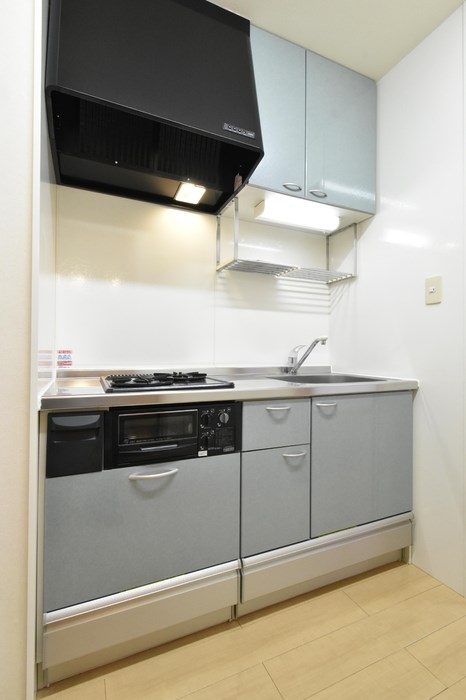 キッチン　ガスコンロ付きキッチン