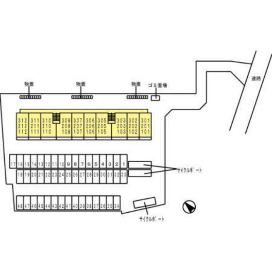 駐車場　融雪装置付