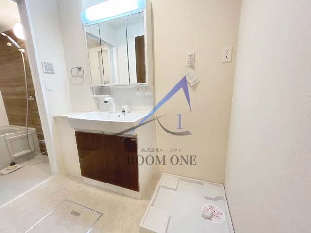 洗面設備　洗面台です。