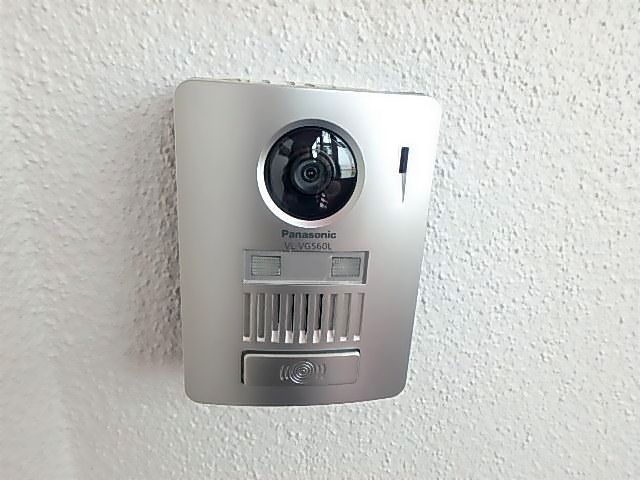セキュリティ　テレビ付きモニターホンです。