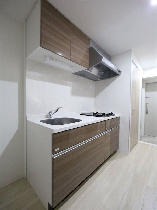 キッチン　システムキッチン（ガス2口コンロ付）