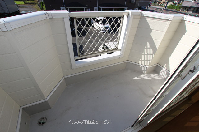 バルコニー　広々としたバルコニーです 2021年9月19日撮影