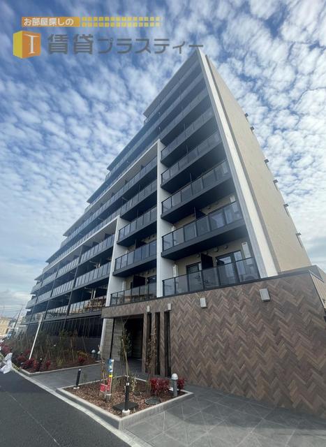 建物外観　１６４戸の大型レジデンス。高台に堂々誕生。