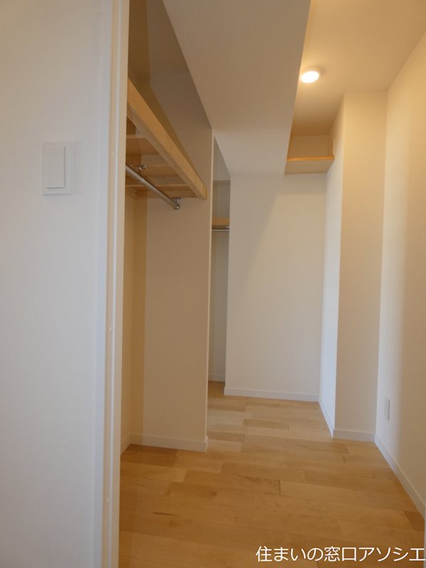 収納　ウォークインクローゼット