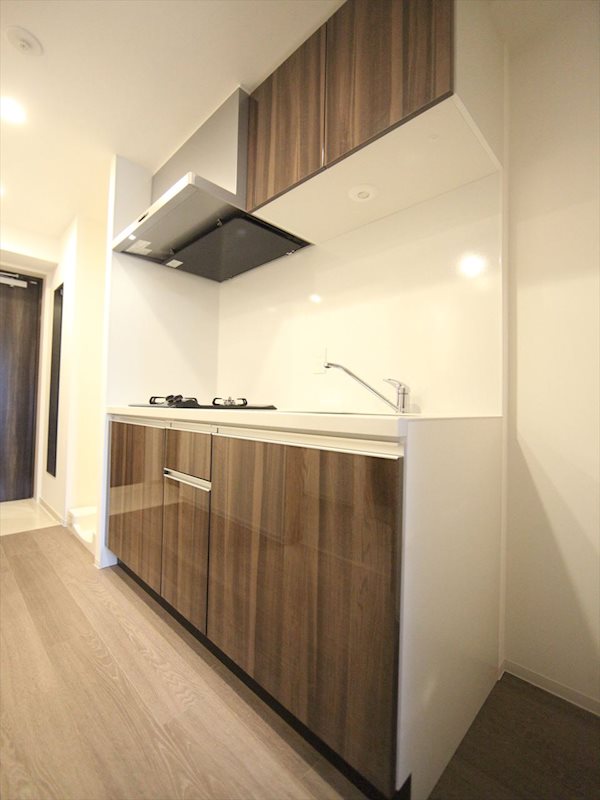 キッチン　システムキッチン（ガス2口コンロ付）