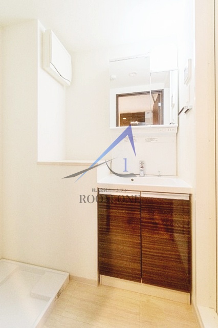 洗面設備　洗面台です。