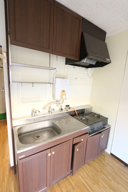 キッチン　ガスコンロ設置可♪