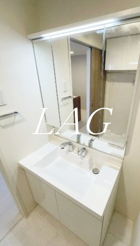 洗面設備　洗面台です。