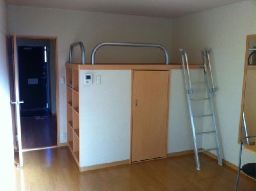 居室・リビング　ベッド下はウォークインクローゼット