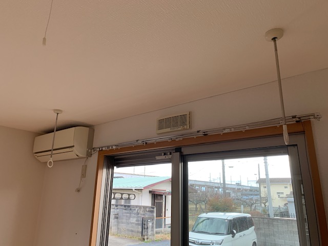 その他設備　室内物干付