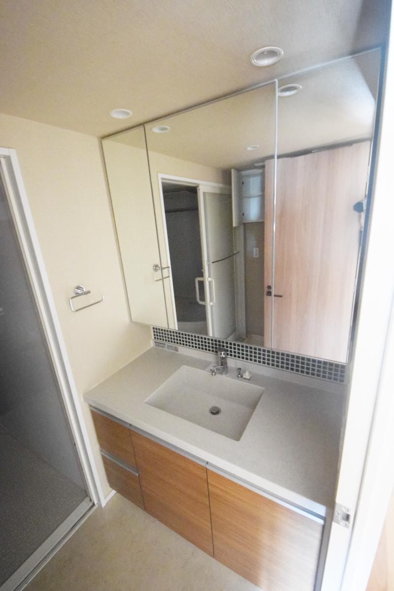 洗面設備　※写真は別部屋のもの