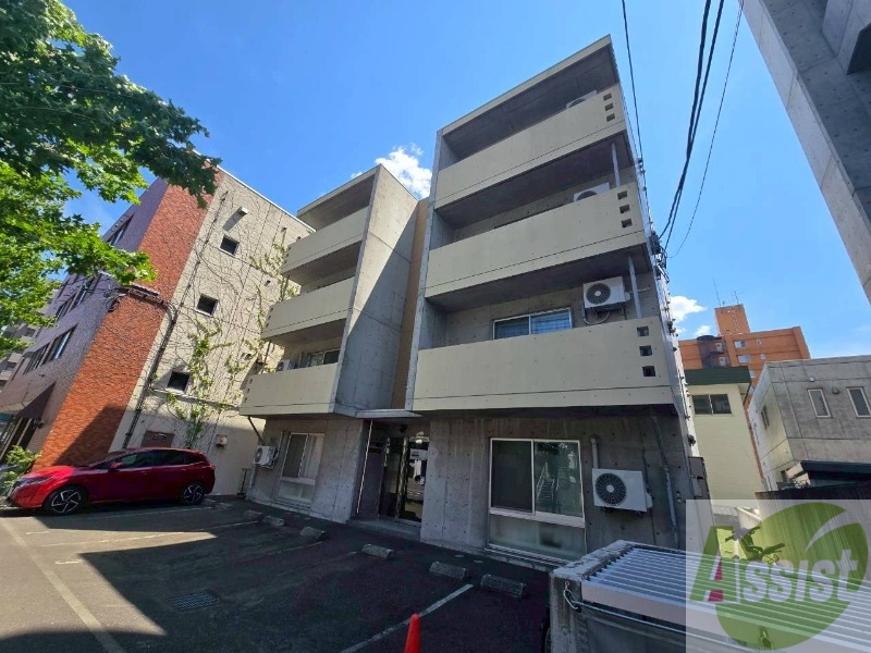 建物外観　札幌市中央区北六条西「ブロサム桑園」