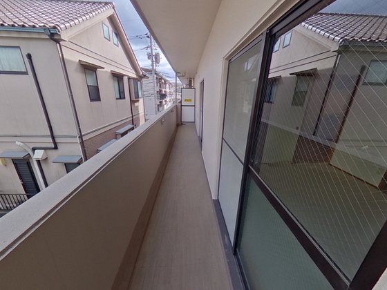 バルコニー　※別部屋の写真です