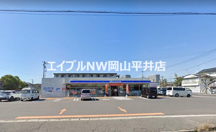 コンビニ　ローソン 岡山桜橋三丁目店（コンビニ）まで180m