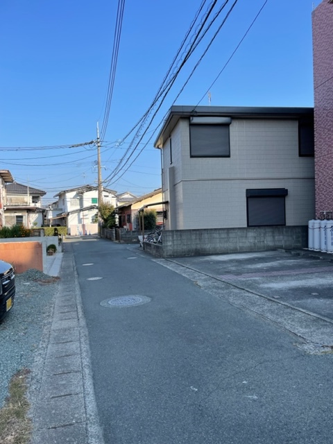 眺望　全面道路