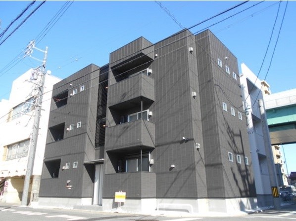 建物外観　外観パース　光インターネット無料　オートロック付