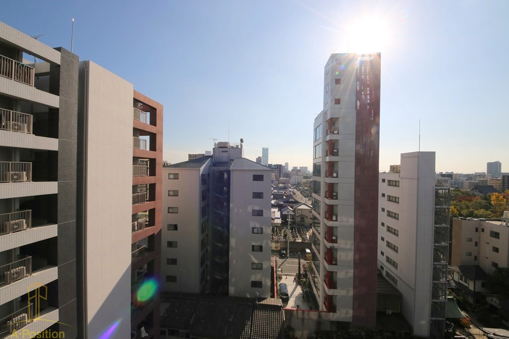 眺望　プレサンス谷町九丁目駅前