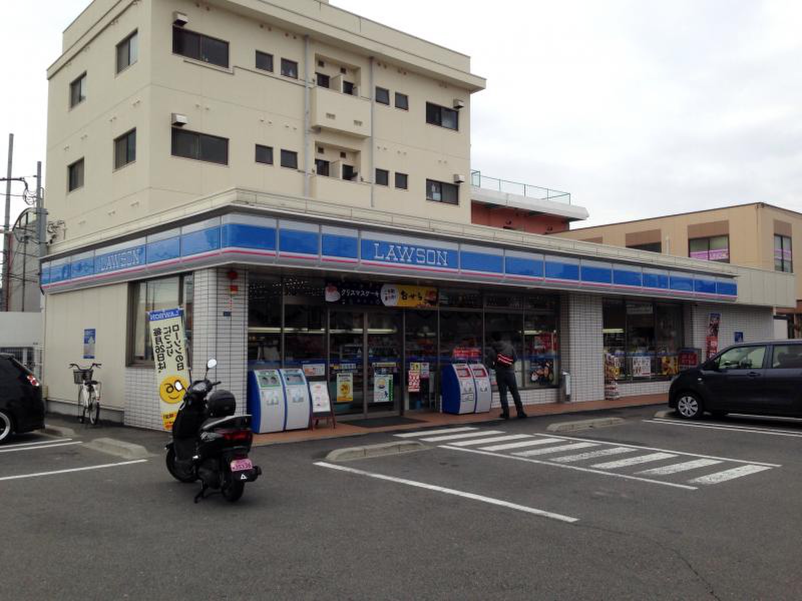 コンビニ　ローソン岡山大元駅前店（コンビニ）まで399m