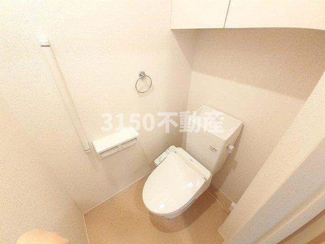 トイレ　ゆったりとした空間のトイレです